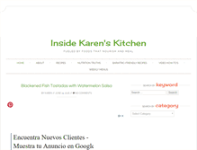 Tablet Screenshot of insidekarenskitchen.com